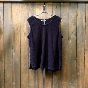 Sangam Black Weaved Cotton Top